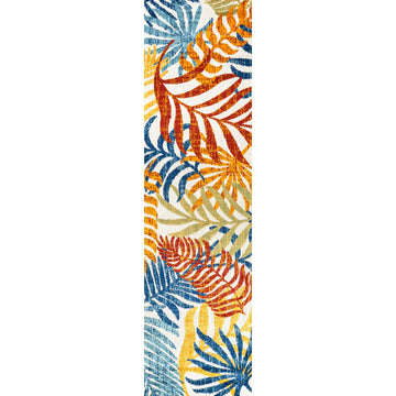 Tropics Palm Leaves Indoor/outdoor Area Rug